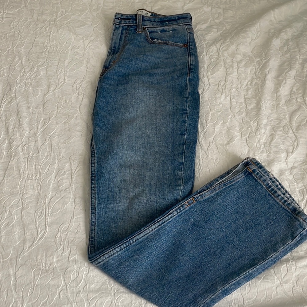 A&F Curve Love Skinny High Rise Jeans